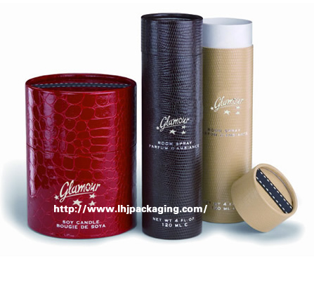 Round candle  box , tube box , cylinder box  candle round box