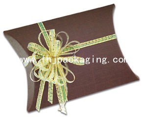 pillow box, paper pillow box, pillow paper box