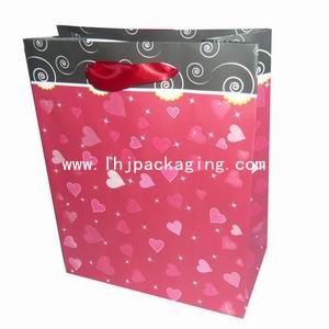 christmas paper bag, shopping bag, cosmetic paper bag
