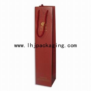Wine gift bag ,  gift wine   bag  , paper  shopping  bag